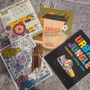 NEW adult coloring books